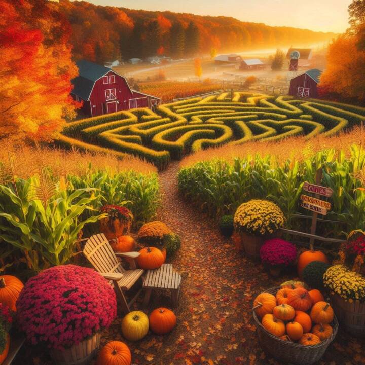 Corn Maze & Fall Fun at Ward's Berry Farm